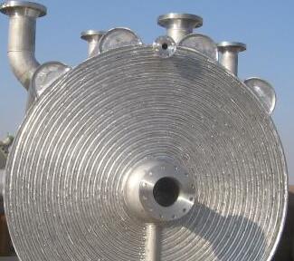 不可拆式螺旋板換熱器 不可拆式螺旋板換熱器